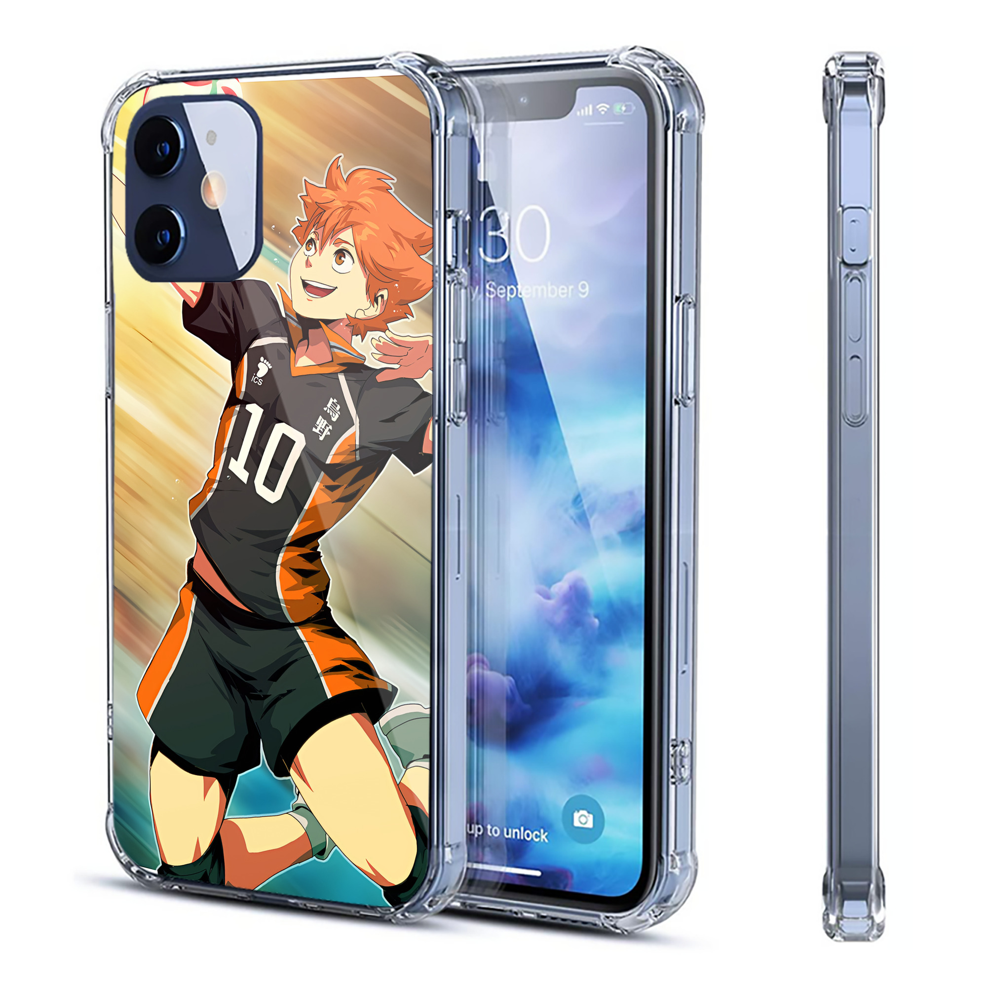 （画像用） ハイキュー!! Haikyu!! 【iPhone 12シリーズ対応】透明スマホケース（クリアソフトケース）